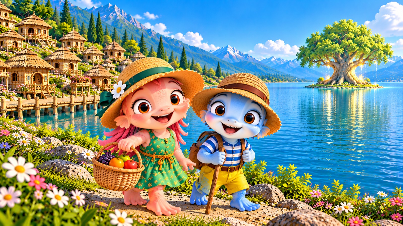 Marjote et Piajo partent à l’aventure au bord du Léman
